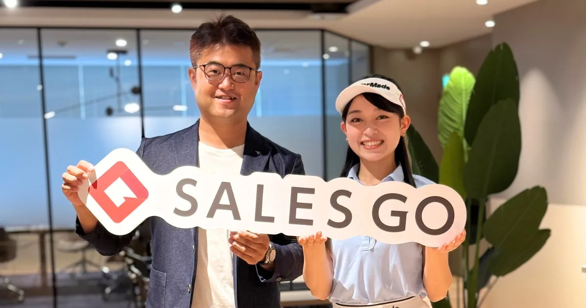 SALES GO、女子ゴルファー齊藤 妙選手と スポンサー契約を締結 〜インスタ6万人フォロワーの人気急上昇選手〜 のアイキャッチ画像